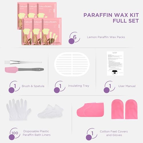 EASYINBEAUTY Paraffin Wax Machine for Hands and Feet - 3000ml