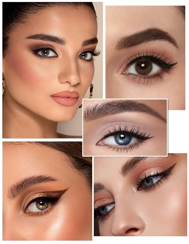 Erinde Waterproof Gel Eyeliner Pencil, 2-Pack Black