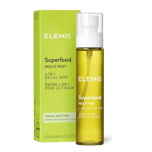 ELEMIS Superfood Multi Mist; Priming, Toning, and Setting Facial Spray, 3.3 Fl Oz