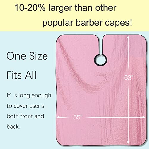 Professional Barber Cape 55x63 inches with Adjustable Metal Clip