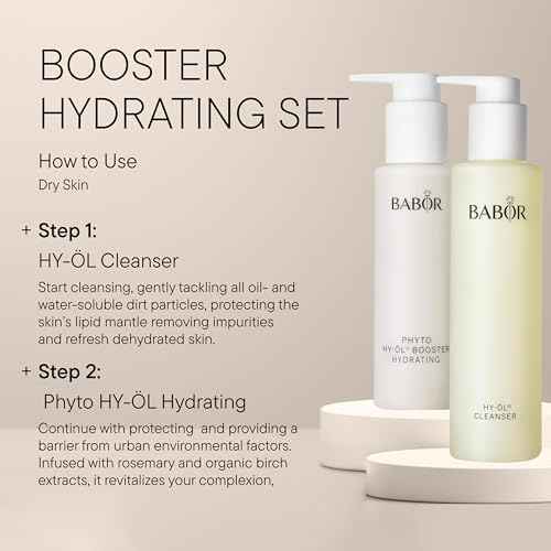 BABOR Phyto Hy-Ol Booster Hydrating for Dry Skin, Facial Cleanser for Use with Hy Oil, Phyto HY-OL Booster Hydrating