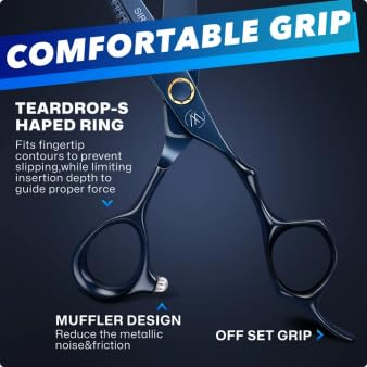 Sirabe Professional Hair Cutting Scissors 6.7" Thinning Shears