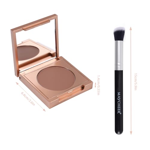 Colored Clay Under Eye Concealer with Brush Full Coverage