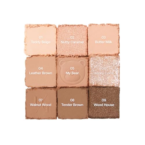 Dasique Shadow Palette 28 Brown Bear - Eye Makeup Palette for Natural Looks