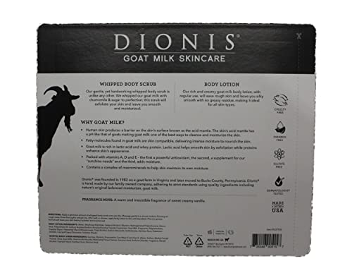 Dionis Goat Milk Bath & Body Set - 3 Piece Vanilla Bean