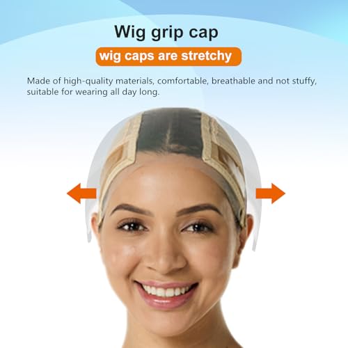Lace Silicone Wig Grip Cap with Adjustable Band - Glueless