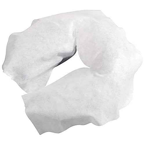 Master Massage Disposable Face Pillow Covers for Massage Tables (Pack of 100 * 10), White