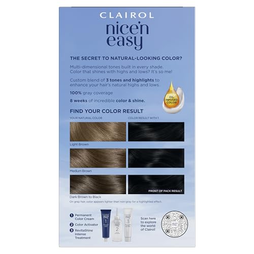 Clairol Nice'n Easy Permanent Hair Dye, 8R Medium Reddish Blonde Hair Color, Pack of 3