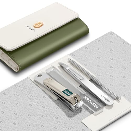 Colorful Manicure Set with Nail Clippers and Scissors