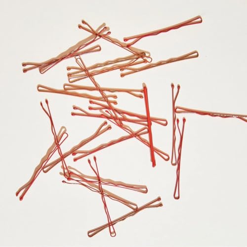Redhead Bobby Pins - 60 Count Hair Accessories for Red Hair