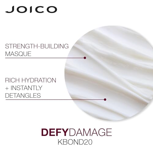 Joico Defy Damage KBOND20 Power Masque | For Stronger, Hydrated Hair | Color-Safe | Rebuild & Protect Bonds | Paraben-Free | Animal-Test Free Formula | 5.1 oz | 2 Pack