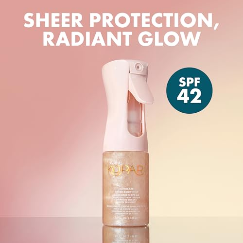 Kopari Rose Gold Sunglaze SPF 42 Body Mist Sunscreen