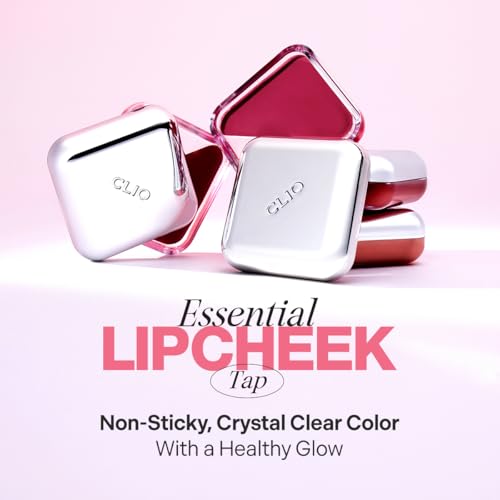 CLIO Essential Lip & Cheek Tap Rosy Blow 0.14 Fl Oz Travel Blush & Lip Color