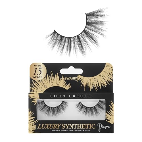 Lilly Lashes Luxury Synthetic Drama 17mm False Eyelashes
