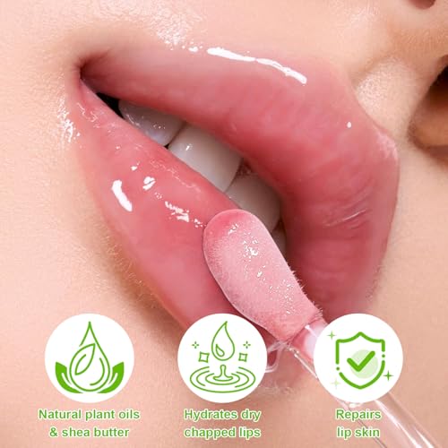 LemonSac 4 PCS Hydrating Lip Oil Set - Glossy & Nourishing