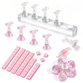 Makartt Magnetic Nail Stand Kit for Press-On Nails & Art