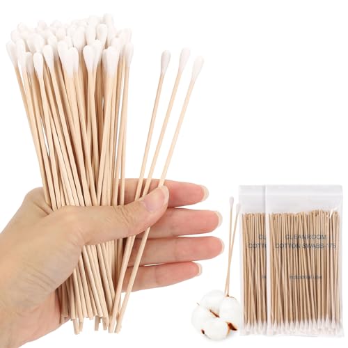 1200 Count 6 Inch Cotton Swabs with Wooden Sticks