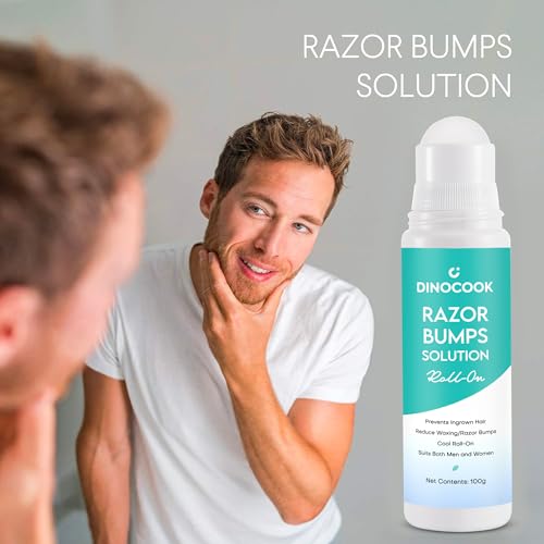 Razor Bumps & Ingrown Hair Treatment Serum for Face, Bikini, Underarm - Dinocook