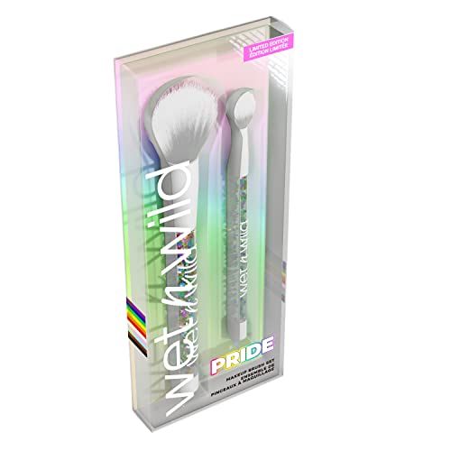 wet n wild PRIDE Makeup Brush Kit, Buildable & Blendable Multifunctional Seamless Application, Cruelty-Free & Vegan Feathery Soft Bristles