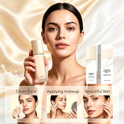 Luxus Color Changing Foundation & Primer for Mature Skin - Qurove