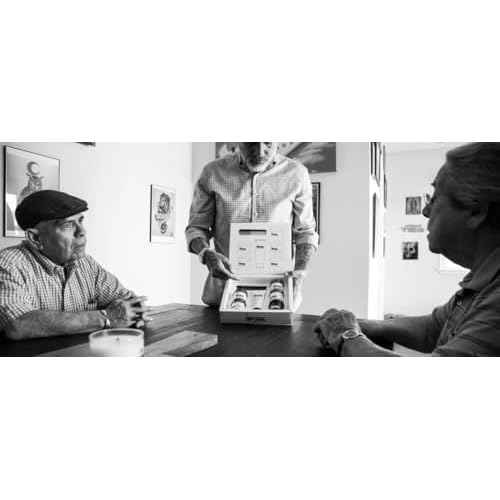 Imperial Barber Travel Assortment/Gift Set Men's Traveling Hair Style -Classic, Fiber, Gel & Blacktop Pomade, Matte Pomade Paste, Freeform Cream, Comb