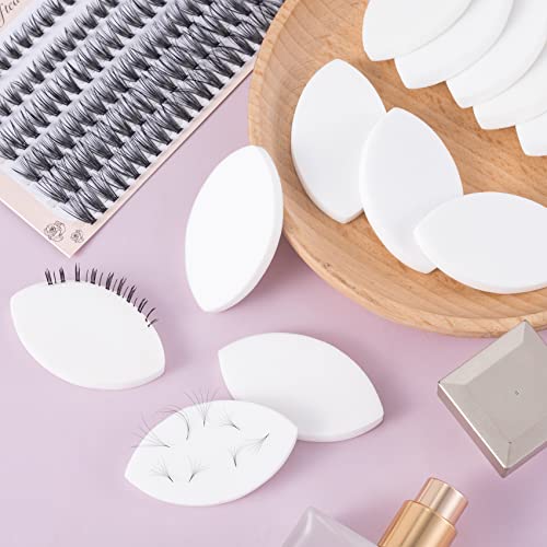 30Pcs Eye-Shaped Lash Extension Practice Sponges