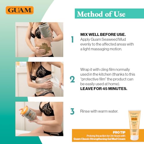 Guam Anti-Cellulite Stomach Wrap – FIR Tummy Treatment 2.2 lb