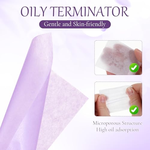 Oil Blotting Paper for Face 300 Sheets with Mirror & Puff