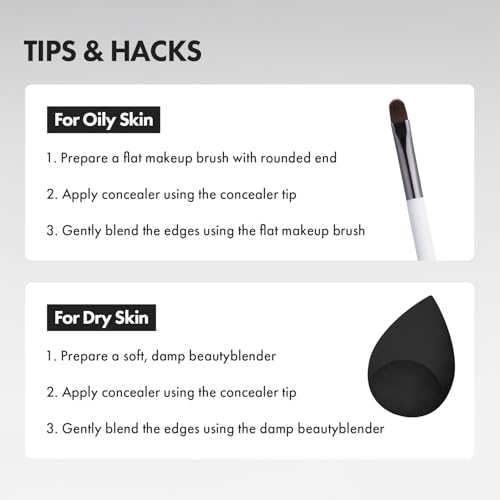 LUNA Long Lasting Liquid Concealer 20N | Full Coverage & Moisturizing