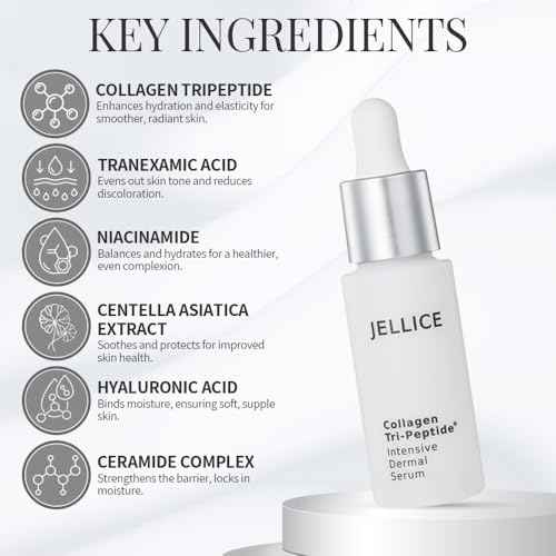 Collagen Tripeptide Face Serum ? Anti-Aging & Firming Formula with Niacinamide, Hyaluronic Acid & Centella ? Deep Hydration & Smoother-Looking Skin ? Japanese Beauty ? 1.01 fl oz