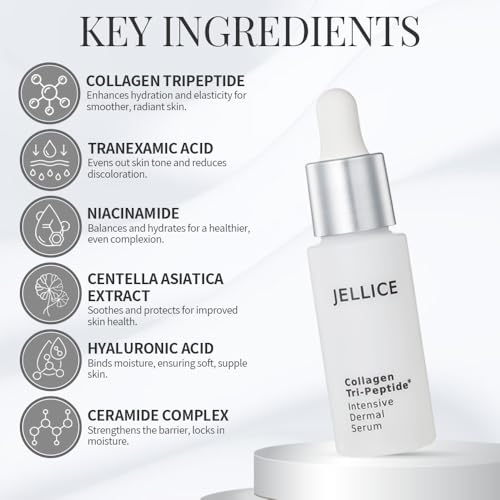 Collagen Tripeptide Face Serum ? Anti-Aging & Firming Formula with Niacinamide, Hyaluronic Acid & Centella ? Deep Hydration & Smoother-Looking Skin ? Japanese Beauty ? 1.01 fl oz