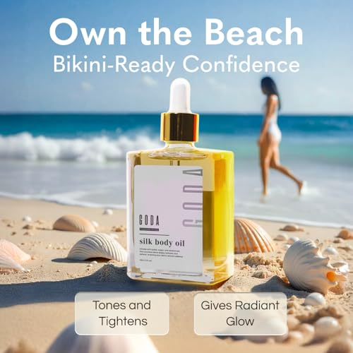 GODA Silk Body Oil - Firming & Hydrating Formula for Crepey Skin