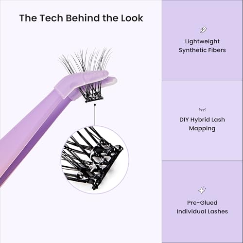 imPRESS Lash Clusters Classic Wispy 8mm-16mm Lashes