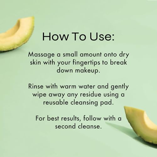 Avocado Refillable Cleansing Balm | 3-in-1 Makeup Remover | 100ml