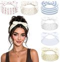 Women's Headband 6-Pack, Elastic Sports & Fashion Hair Bands