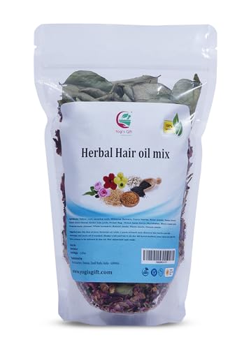 Yogi's Gift Herbal Hair Oil Mix - 18 Essential Ayurvedic Herbs