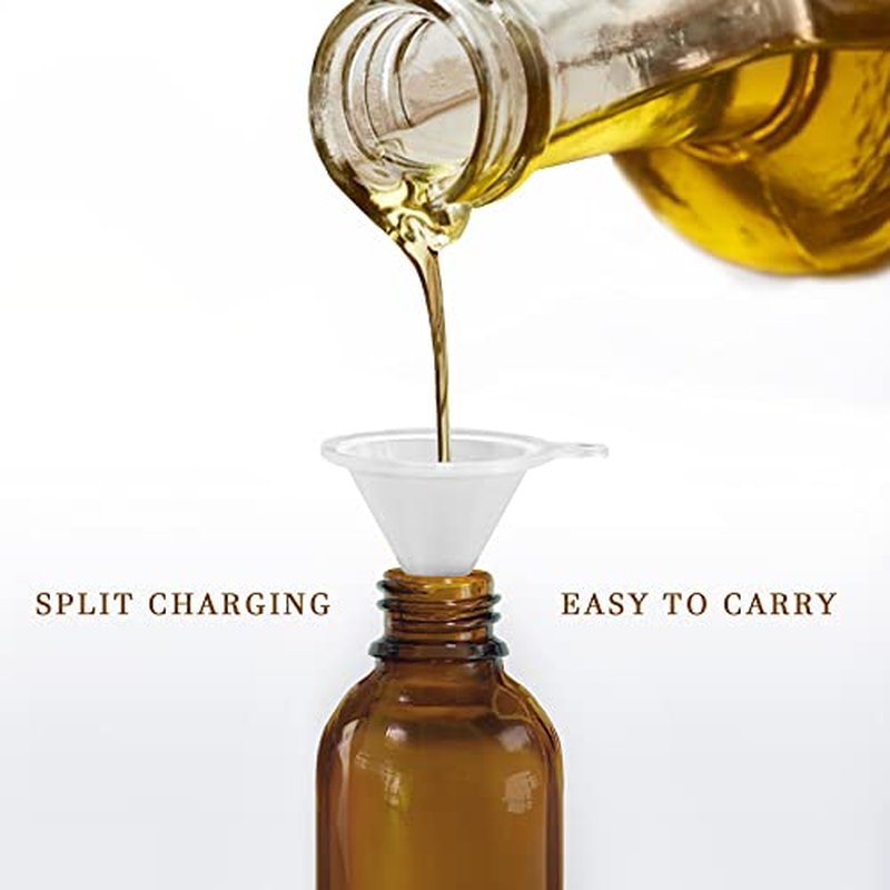 4oz Amber Glass Spray Bottles Set of 16 with Fine Mist
