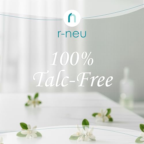 R-NEU Talc-Free Body Powder, Luminous Lemon, 5 oz with Puff
