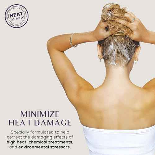 SUTRA Heat Guard Hair Conditioner for Frizzy Dry & Damaged Hair - Thermal Protecting Conditioner Hydrates, Protects & Repairs Against Heat with Hyaluronic Acid - Anti-Frizz Haircare Products