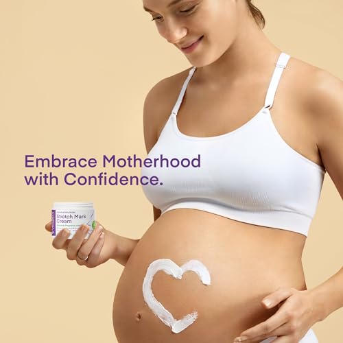 Vigority Maternity Stretch Mark Cream - Pregnancy Belly Butter & Scar Treatment - 4 Oz