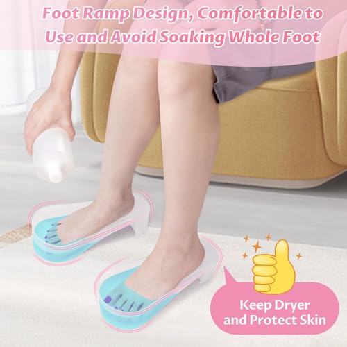 Toe Nail Soaking Bowl - Acetone Proof Foot Spa Tub (2 PCS)