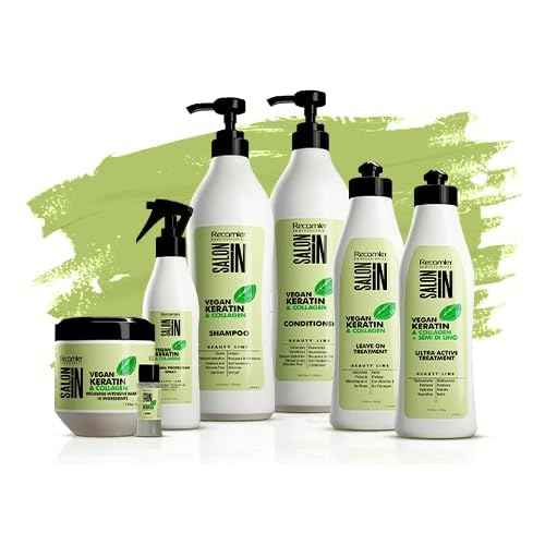 RECAMIER Hair Shot Intensive Treatment Single Shot with Keratin Collagen Vegan 0.51 FL OZ | PROFESSIONAL, SALON, IN, 15 ML