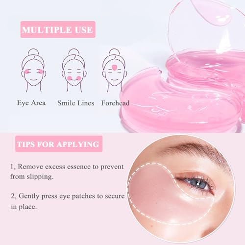 SHEEYOON Collagen Eye Patches with PDRN & Niacinamide - 30 Pairs, Under Eye Dark Circles & Fine Lines Treatment