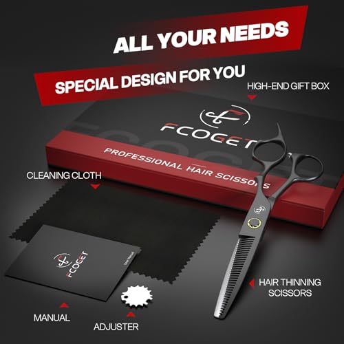 Professional 6.8" Thinning Shears - Japanese 440C Stainless Steel
