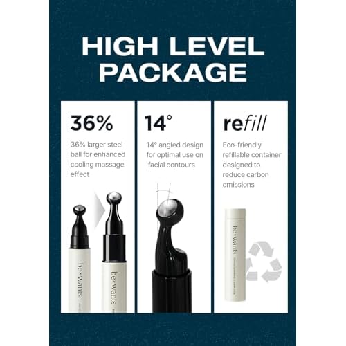 bewants Peptide-X Firming Eye Serum Stick with Rice-Derived PDRN, Niacinamide ? Cooling Under Eye Treatment for Puffiness, Dark Circles & Fine Lines (2 Pack)