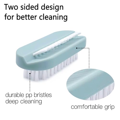 Two-Sided Nail Brush for Effective Cleaning - 4 Pack