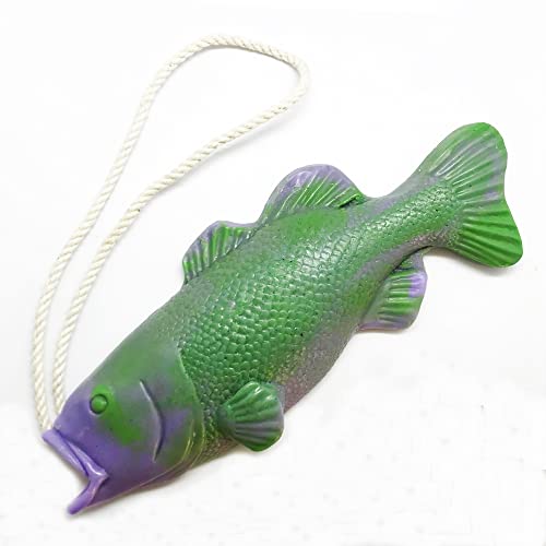 Bass Soap on a Rope, Funny Stocking Stuffers, White Elephant Gifts, Gifts for Grandkids, Handmade Soap (Pack of 3)