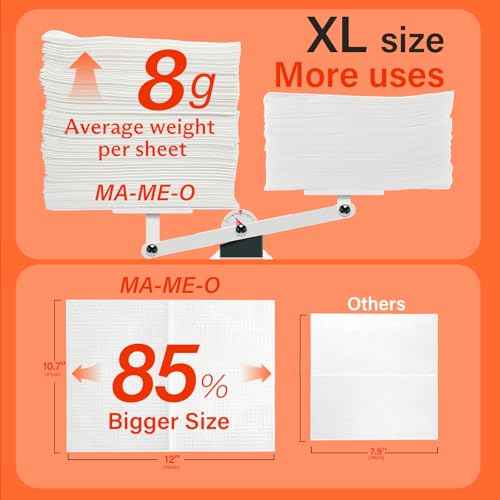 Extra Large Disposable Towels,suitable for Sensitive Skin,Fragrance-Free and Ultra Soft,Disposable Makeup Remover Cloths?,40 Count£¨1 Pack£©