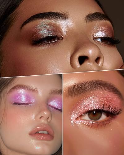 Chameleon Duochrome Eyeshadow Moss Green & Mauve Refill Pan