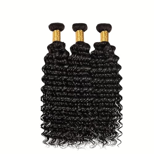Deep Wave Curly Human Hair Bundles - 100% Brazilian Virgin Hair